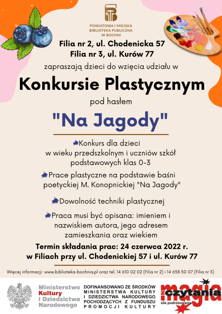 plakat konkursu na Jagody