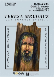 plakat wystawy Teresy Mrugacz