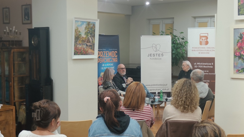 Spotkanie z Dorotą Mrówką i Jarosławem Gibasem