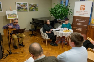 Spotkanie Justyna Maria Mączka i Kamila Kaczmarczyk, Janusz Stryjski