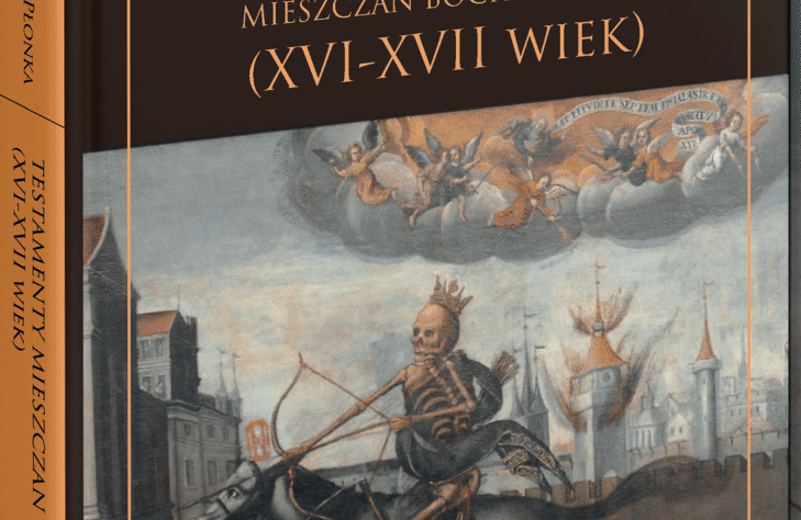 książka Mirosława Płonki Testamenty mieszczan