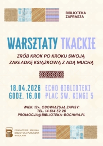 plakat warsztaty tkackie